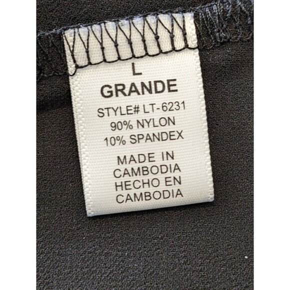 Zenana Outfitters Womens Lace Peplum Top Size Large Black Whimsigoth Witchy Goth - Picture 6 of 7